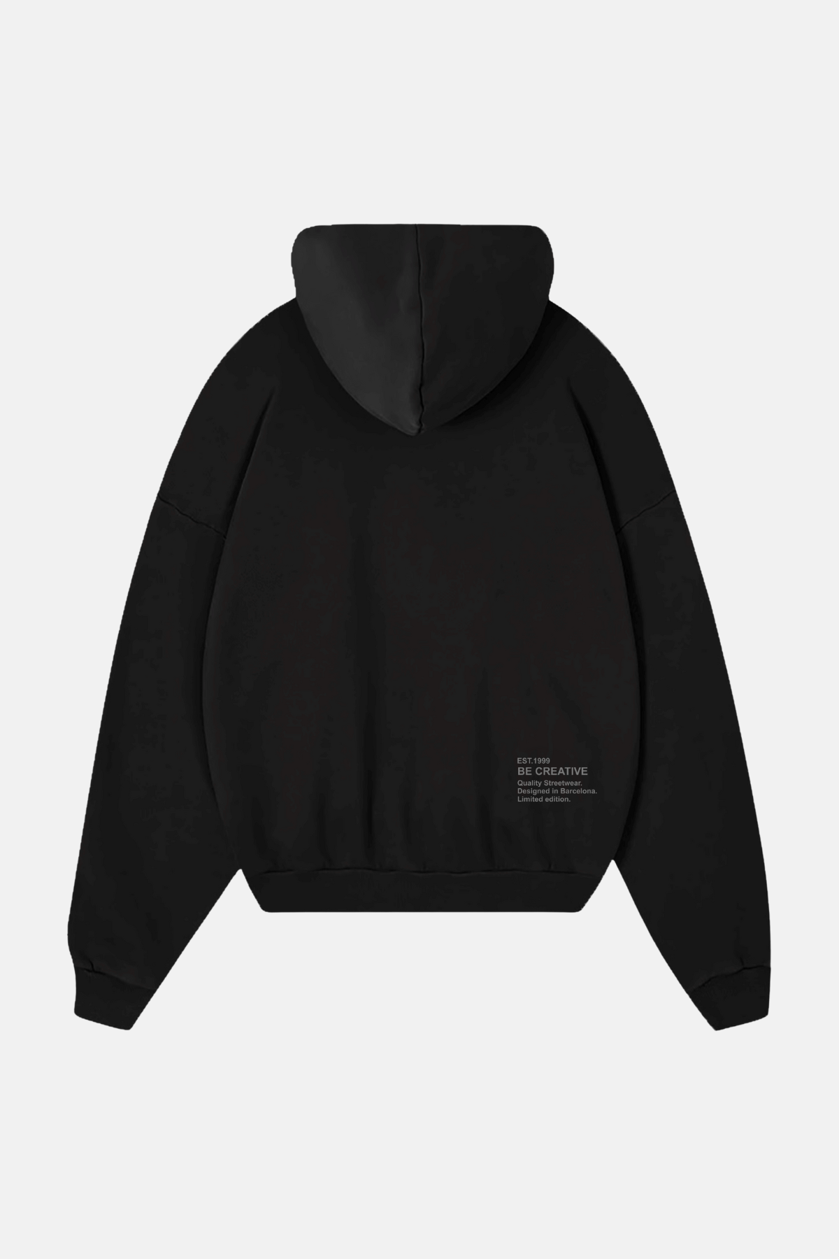 PURE BLACK HOODIE
